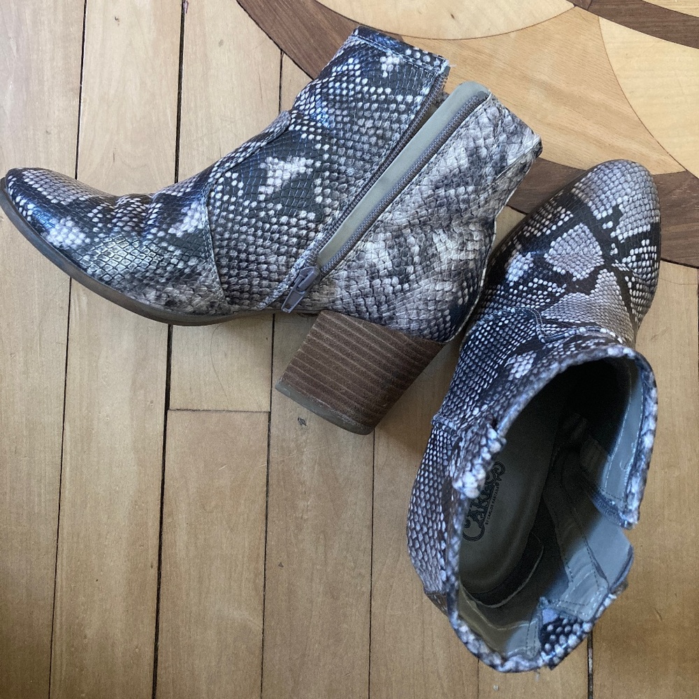 Carlos Santana Ankle Boots - Snake Skin